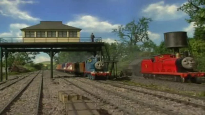 Кадры из мультсериала Паровозик Томас и его друзья (1984)